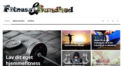 Desktop Screenshot of fitnessogsundhed.dk